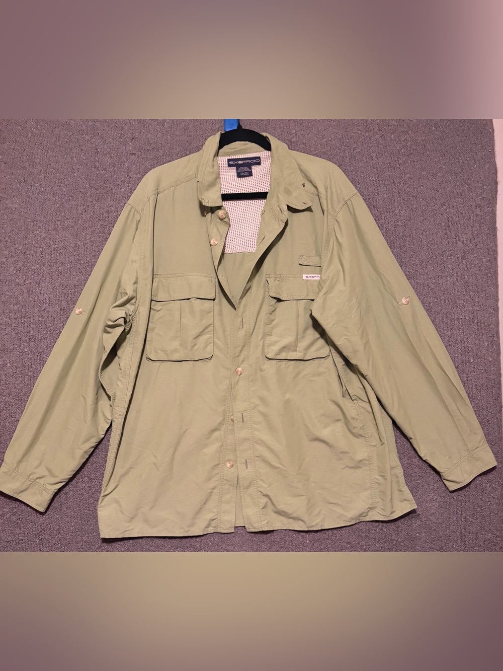Exofficio Olive Green Field Shirt-Jacket
